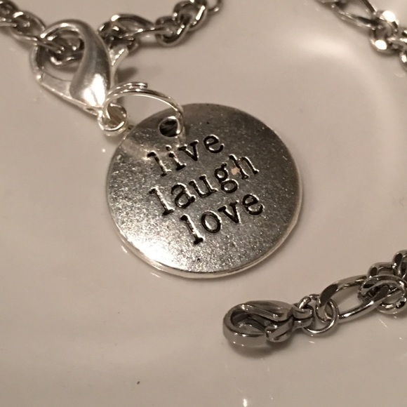 Clip Charm on stainless bracelet❤️Live laugh love - Picture 4 of 7